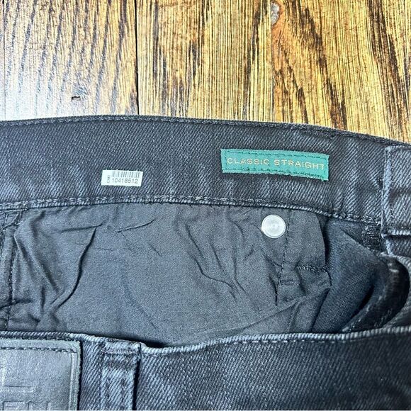 LRL Lauren Jeans Co. Ralph Lauren classic straight black jeans Size 6. 5 pockets - Picture 11 of 13